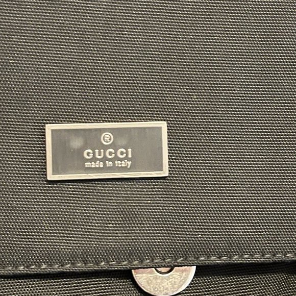 Gucci Nylon Drawstring Backpack Black - Picture 3 of 7